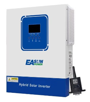 Гібридний сонячний інвертор Wi-fi Easun Power iSolar-SMH-II-4KW 24V MPPT Max CH 100A, AC 80 для LiFePo4 із зарядним пристроєм