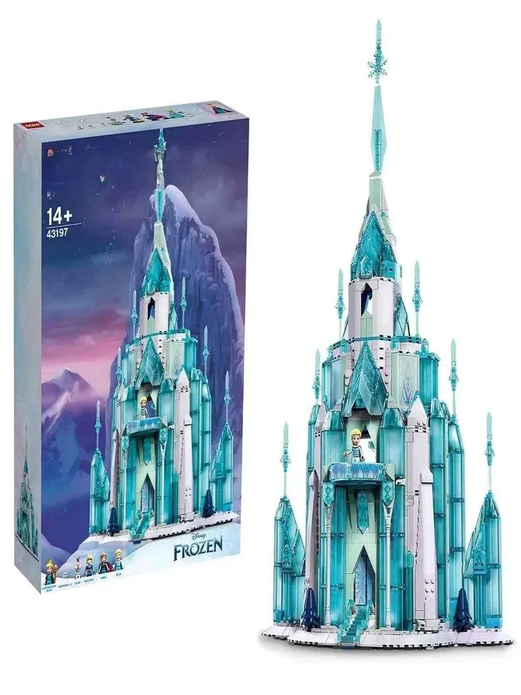 Конструктор для дівчаток "Холодне серце Frozen Великий крижаний замок Ельзи" 1709 деталей