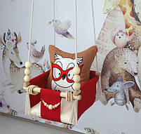 Підвісна гойдалка Розумна сова, фото 10