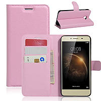 Чохол-книжка Litchie Wallet для Huawei Y5 II Світло-рожевий