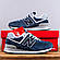 РОЗПРОДАЖ! ЗИМОВІ кросівки черевики New Balance 574 замшеві з хутром сині, фото 3