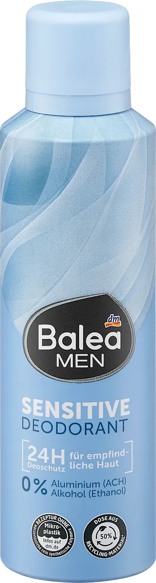 Дезодорант аерозольний чоловічий Balea men Sensitive, 200 мл