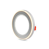 LED світильник вбудований з декоративною підсвіткою VIDEX DL4R 6W+3W 5000K+2700K 220V, фото 5