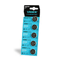 Батарейка літієва Videx, CR2032, BLISTER 5шт