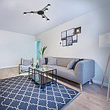 Світильник VIDEX під лампу 6xGX53 накладний Чорний VL-SPF21B-B, фото 3