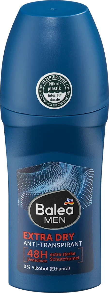 Кульковий дезодорант Balea men Еxtra Dry, 50 мл