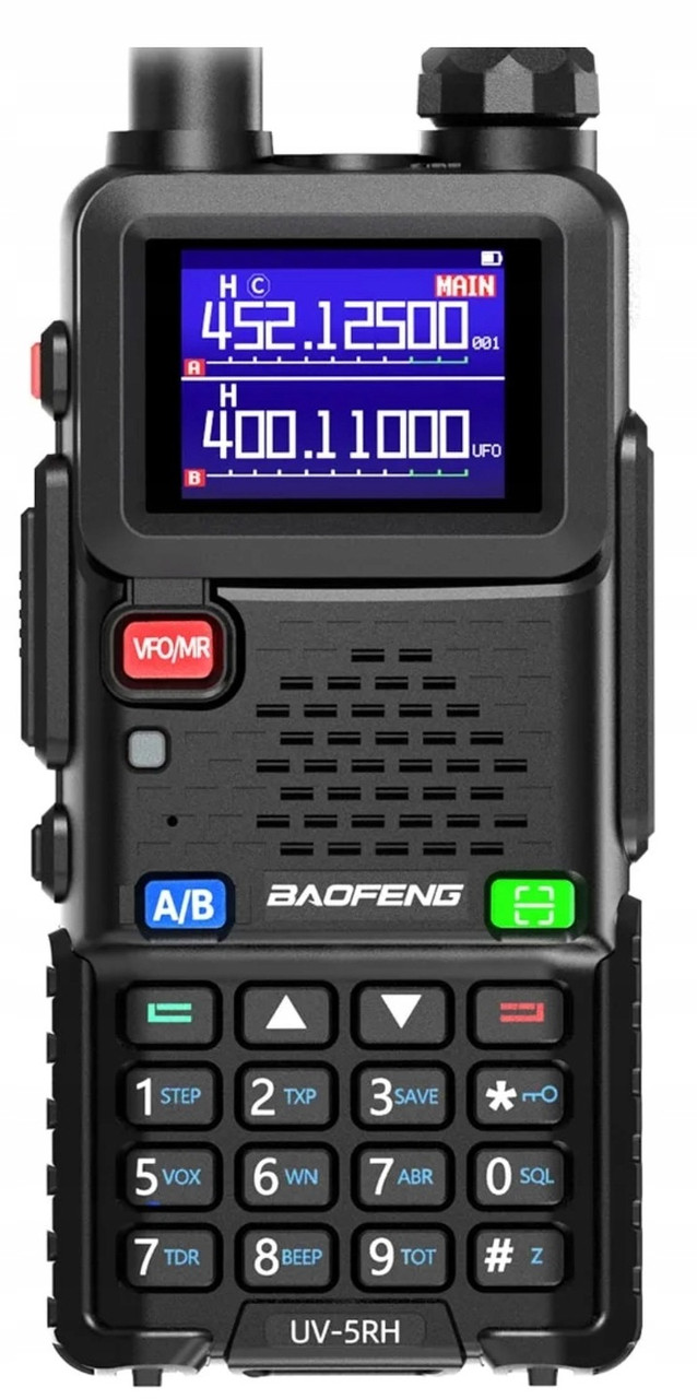 Рація Baofeng UV-5RH потужна 10Вт, заряджання type-c