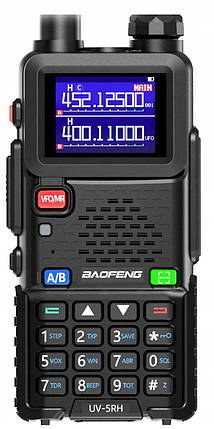 Рація Baofeng UV-5RH потужна 10Вт, заряджання type-c, фото 1