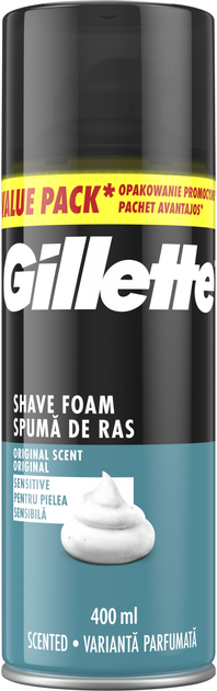 Піна Gillette Comfort для гоління 400 мл для чутливої шкіри