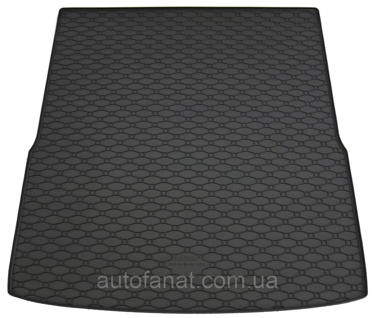 Килимок у багажник VW Passat (B6) 2005-2011 / (B7) 2010-2015 Variant, гумовий Rigum Чехія (437133)