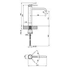 Змішувач для раковини Qtap Robin високий QTROB1060H102C Chrome, фото 3
