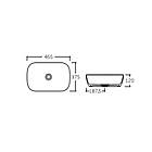 Раковина-чаша Qtap Aquarius 465x375x120 White QT21116302W, фото 3