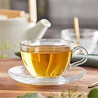 Набір чашка з блюдцем для чаю/кави Pasabahce 238мл Basic 6шт (97948)