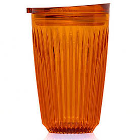 Чашка Huskee 355 мл. Renew Cups Amber Бурштинова
