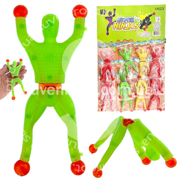 Липучка Людина-павук велика на планшетці 12 шт., фото 1