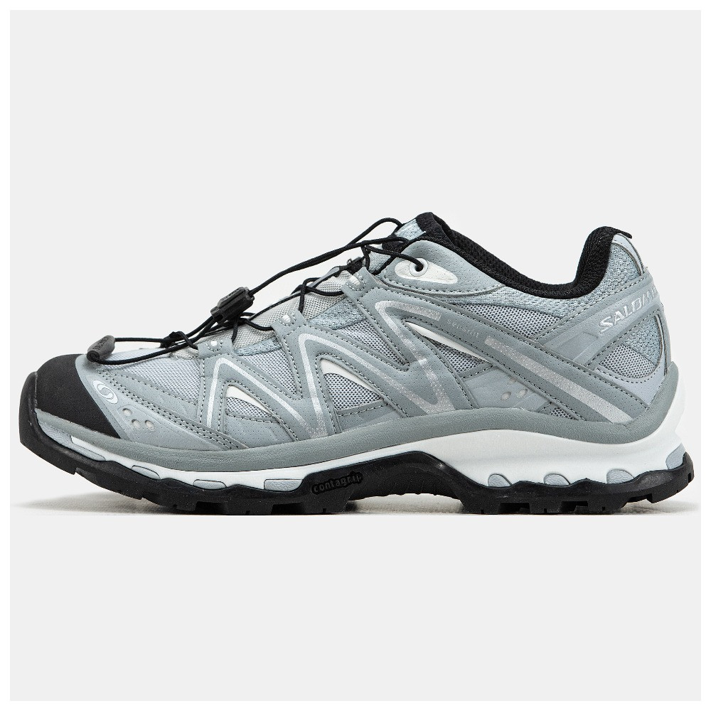 Чоловічі кросівки Salomon XT-Quest Grey Black, сірі шкіряні кросівки саломон хт квест