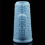 Насадка на член - Vibrating Drip Knights Ring Blue, фото 7