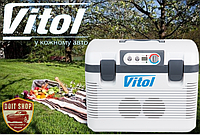 Автохолодильник Термоелектричний 19 л. 12 24 220V 60W Холодильник автомобільний DC/AC