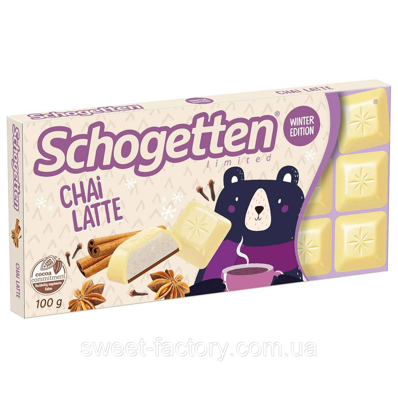 Шоколад Schogetten Chai Latte 100g, фото 1