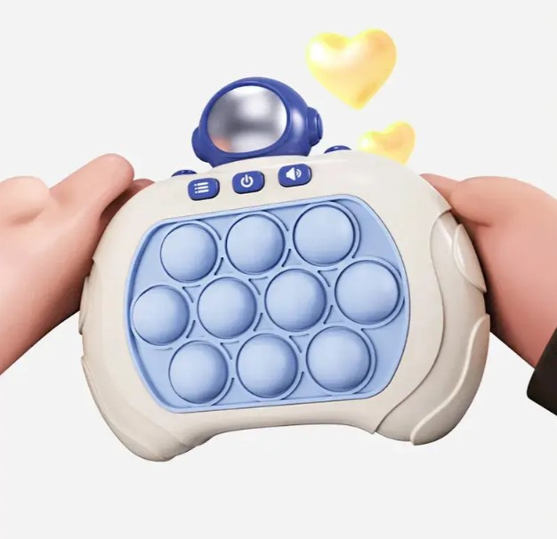 Електронна іграшка Поп Іт антистрес «Quick Push Pop It» з 4 режимами гри і підсвічуванням, фото 1