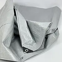 Тент Plandeka Мосhnа 110 гр/м2 Сірий 2х3 м Армований тент для укриття