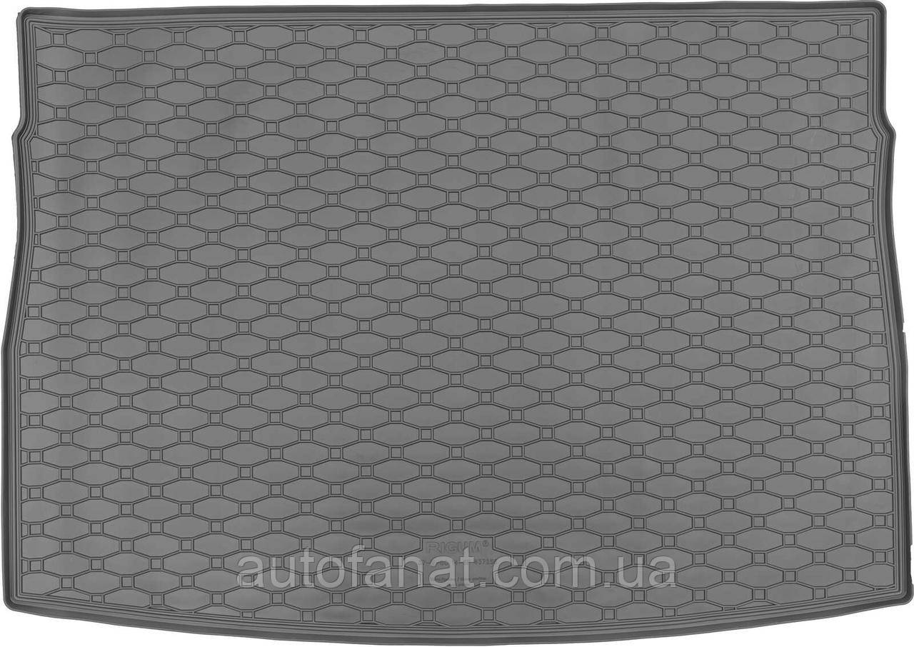 Килимок у багажник VW Golf Sportsvan 2014- (верхня позиція), гумовий Rigum Чехія (437256)