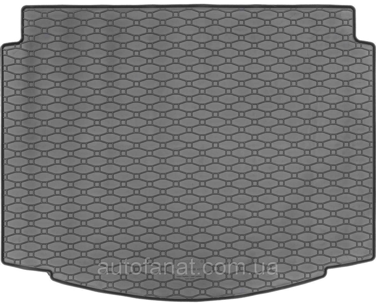 Килимок у багажник VW Golf VII Hatchback 2012-2020 (нижнє положення), гумовий Rigum Чехія (437171)