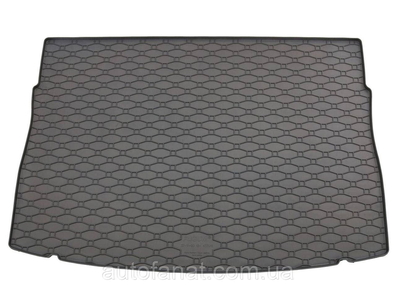 Килимок у багажник VW Golf VII Hatchback 2012-2020 (верхнє положення), гумовий Rigum Чехія (437010), фото 1