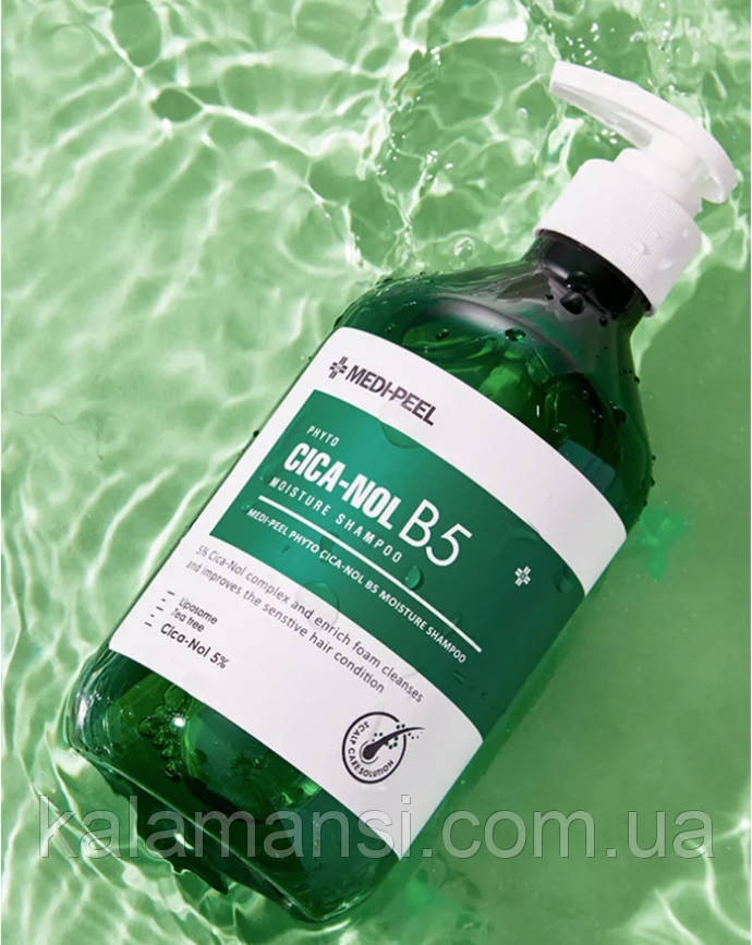 Зволожуючий фітошампунь для жирної шкіри Medi-Peel Phyto Cica-Nol B5 Moisture Shampoo 500 мл🔥 Увлажняющий фитошампунь для жирной