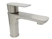 Змішувач MILLZ нержавійка для раковини літій ф.35 гайка ручка квадрат MRS-SS-0018