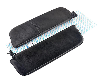 Козирок сонцезахисний ВАЗ 2101 м&apos;який, чорні (к-т 2 шт.) ASR