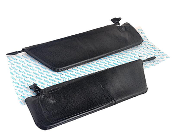 Козирок сонцезахисний ВАЗ 2106 м&apos;який, чорні (к-т 2 шт.) ASR