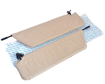 Козирок сонцезахисний ВАЗ 2106 м&apos;який, сірий (к-т 2 шт.) ASR