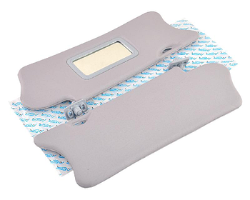 Козирок сонцезахисний ВАЗ 2123 н/о, сірий, із дзеркалом (к-т 2 шт.) ASR