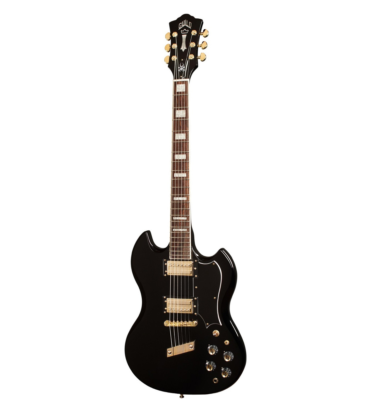 Електрогітара GUILD POLARA KIM THAYIL (BLACK), фото 1