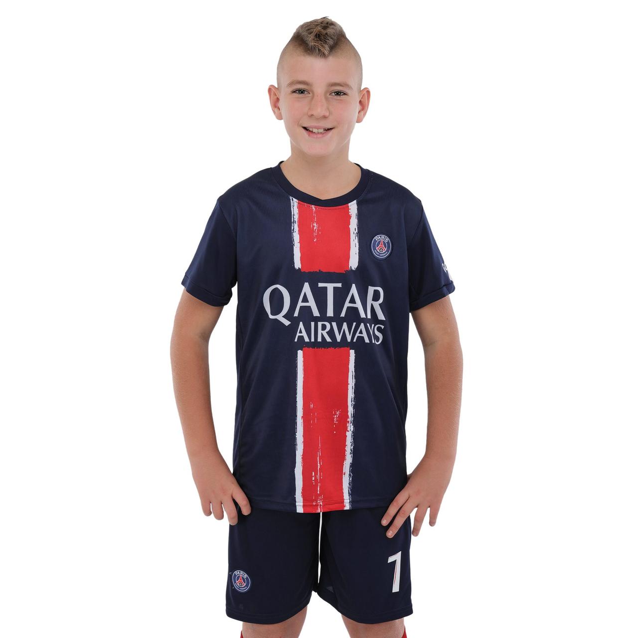 Футбольна форма дитяча ПСЖ Мбапе 10 (PSG Mbape) 2024 домашня 20 (115-125см) синє-червона