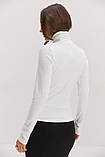 Гольф Arjen жіночий мікрофліс горло теплий 44 білий, фото 4