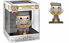 Фігурка Funko Pop Гаррі Поттер Дамблдор Harry Potter Dumbledore with Podium 15 см HP DP 172