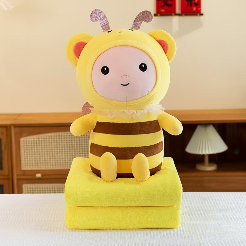 Плед - м'яка іграшка 3 в 1 ( Бджілка), фото 1