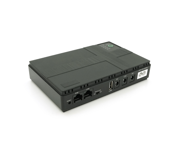 ДБЖ для роутера/комутатора DC1018P, 18 Вт, Вихід: USB-5V, DC-5V/9V / 12V, POE-15/24 в, 1/2 а, літій-іонний, 10400 мАг