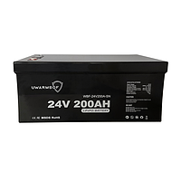 Акумулятор LiFePo4 UWarmSof 24V 200Ah BMS + LED (з екраном)