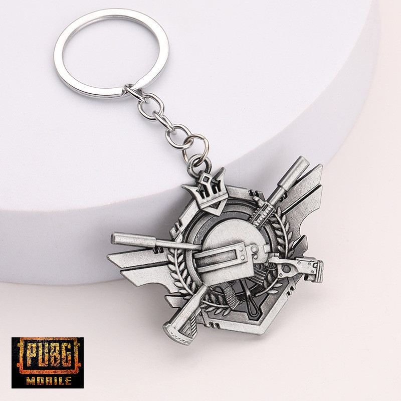 Брелок талісман Логотип із гри PUBG (grandmaster) Брелок для ключів 3D, фото 1
