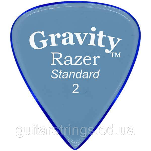 Медіатор Gravity Picks GRAS2P Razer Standard Polished 2.00 mm, фото 1