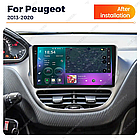 Штатна магнітола Mekede  M7 Plus Peugeot 208 (2013-2019) CarPlay QleD, фото 3