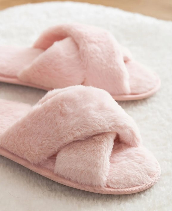 Рожеві жіночі хутряні капці LC Waikiki/ЛС Вайкікі. фірмова Туреччина