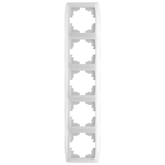 Рамка 5-місцева верт Білий Viko Carmen, 90571005