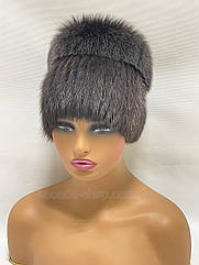 Жіноча шапка з хутра ондатри  "Кубанка"