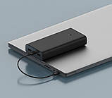 Зовнішній акумулятор Xiaomi Mi 20000 mAh 50 W PB200SZM портативна батарея чорна, фото 7