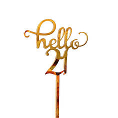 Топер 13 Золото Hello 21