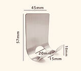 Тримач настінний багатофункціональний універсальний самоклейний сталевий, фото 9